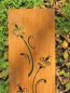 Preview: Edelrost Gartenschild Kronen