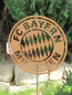Preview: FC Bayern Edelrost Gartenstecker