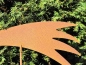 Preview: Edelrost Gartenstecker Komet