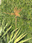 Preview: Edelrost Gartenstecker Libelle