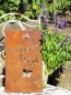 Preview: Edelrost Spruchschild Schmetterling
