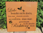 Preview: Edelrost Spruchschild Gedichttafel Liebe