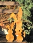 Preview: Edelrost Hase von hinten 15 cm