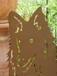 Preview: Edelrost Dekofigur Hund Lassie