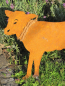 Preview: Edelrost Kalb auf Querstange