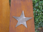 Preview: Edelrost Kerze mit Edelstahl Stern