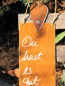 Preview: Edelrost Schild mit Herz Du hast es gut