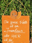 Preview: Edelrost Schild mit Schnecke Irrenhaus