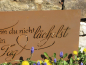Preview: Edelrost Gedichttafel Spruchschild ein Tag ohne Lächeln