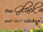 Preview: Edelrost Gedichttafel Pferdeglück