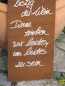 Preview: Edelrost Schild mit Weinflasche und Glas Wasser und Wein