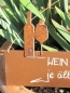 Preview: Edelrost Spruchschild Wein und Freunde
