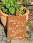 Preview: Edelrost Schild mit Weinflasche und Glas Wenn´s der Seele...