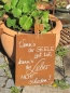 Preview: Edelrost Schild mit Weinflasche und Glas Wenn´s der Seele...