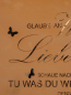 Preview: Edelrost Gedichttafel oder Spruchschild Glaube an Wunder...