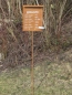 Preview: Edelrost Wetterstation zum Stecken