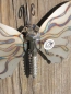 Preview: Edelstahl Schmetterling zum Hängen, 22 cm