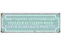 Preview: Shabby Chic Metallspruchschild Geschenke verpacken