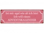 Preview: Shabby Chic Metallspruchschild Adventskalender Alter