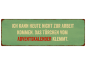 Preview: Shabby Chic Metallspruchschild Adventskalender Arbeit