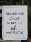 Preview: Shabby Chic Metallspruchschild Ich habe Montag