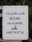 Preview: Shabby Chic Metallspruchschild Ich habe Montag