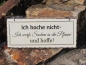Preview: Shabby Chic Metallspruchschilder Kochen