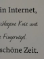 Preview: Shabby Chic Metallspruchschild Kinder Internet