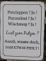 Preview: Shabby Chic Metallspruchschild Lust zum Putzen