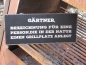 Preview: Shabby Chic Metallspruchschild Gärtner