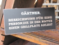 Preview: Shabby Chic Metallspruchschild "Gärtner"