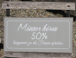 Preview: Shabby Chic Metallspruchschild "50 Prozent"