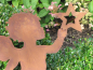 Preview: Topfstecker Engel mit Stern