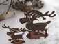 Preview: Weihnachtselch aus Edelrost