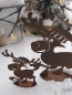 Preview: Weihnachtselch aus Edelrost