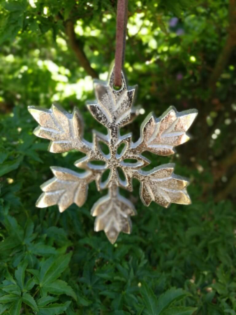 Preview: 2er Set Alu Schneeflocke Aurora