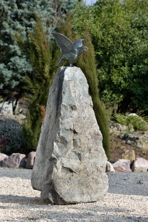 Bronzeskulptur Steinadler