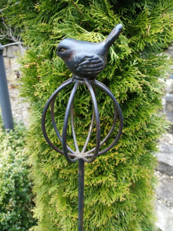 Gartenstecker Aurela mit Vogel