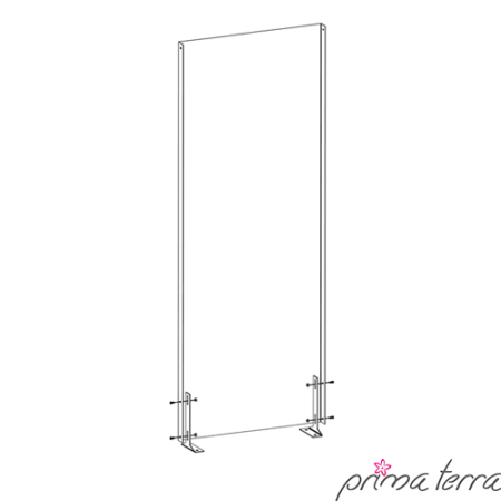 Preview: Edelrost Sichtschutzwand Bambus Prima Terra