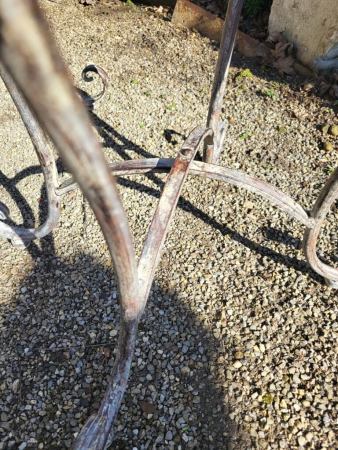 Beistelltisch Clevia, oval, grau-braun