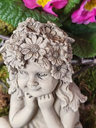 Blütenelfe Gerbera, aus Resin