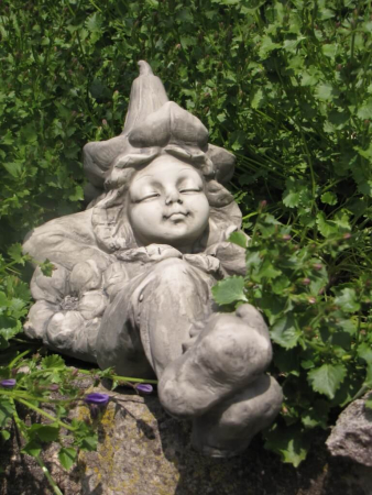 Preview: Blumenkind Stechapfel liegend aus Resin