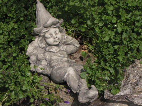 Preview: Blumenkind Stechapfel liegend aus Resin