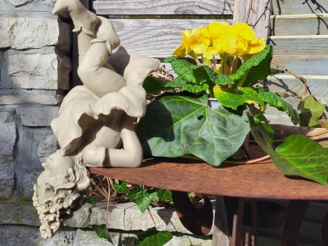 Blütenkind Kantenhänger Kapernblüte aus Resin