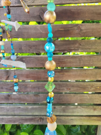 Boho Mobile Abirami, türkis-gold