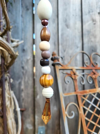 Boho-Mobile Macchiato, mit Bronze-Herzen