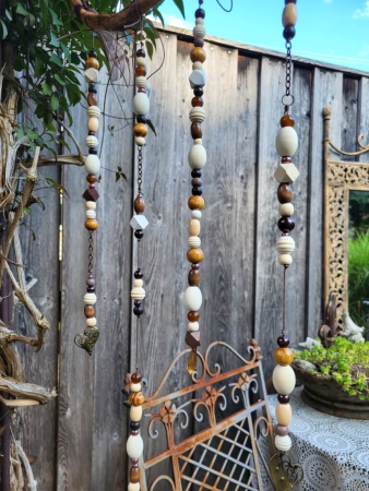 Boho-Mobile Macchiato, mit Bronze-Herzen