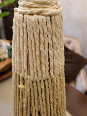 Preview: Boho Weihnachtsbaum, weiß-creme