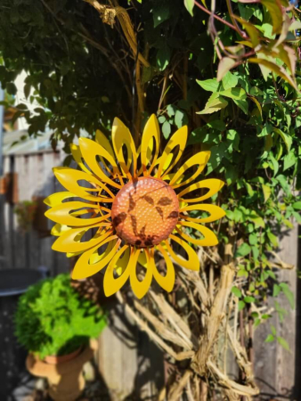 Hippie Windrad Sonnenblume zum Hängen