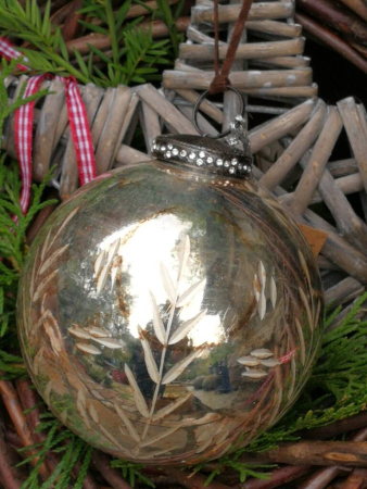 Preview: Christbaumkugel Amaranja Halme, altgold